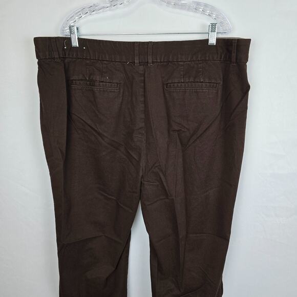 Cj Banks Signature Comfort Pants Women's 22W Brown Straight - Picture 7 of 16